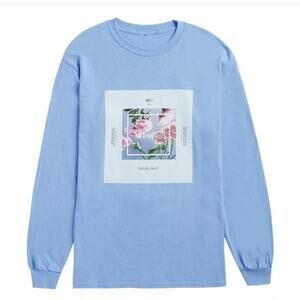 SHIPS ASAP Taylor Swift ME! square flower blue long sleeve Lover shirt LARGE NEW
